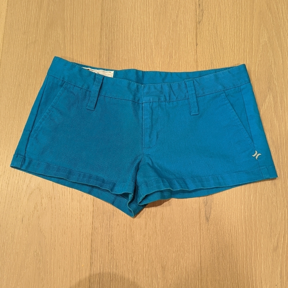 Bright Blue Micro Mini Shorts